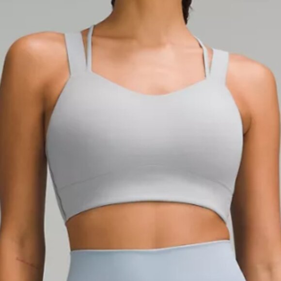 Lululemon Like a Cloud Long-Line Bra in Rhino Grey - 10 D/DD Cup - Picture 1 of 8